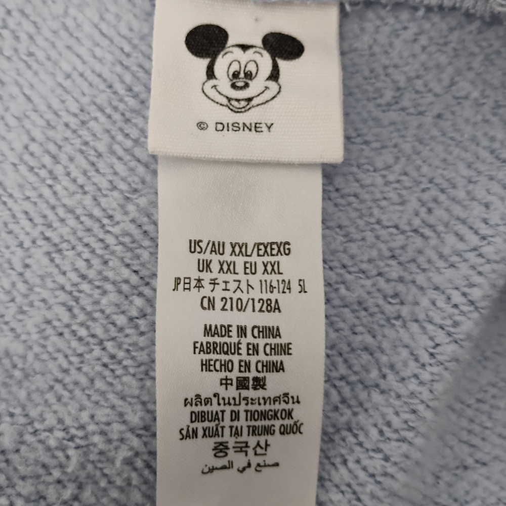 Disney Light Blue Vintage Mickey Graphic Pullover Sz XXL - Picture 4 of 8